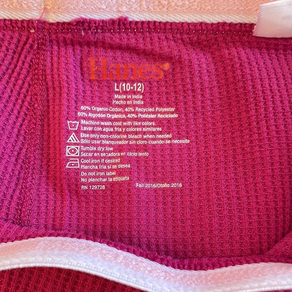 Hanes Girls 💓 Thermals - Picture 3 of 5